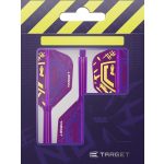 Fluturas si tija darts Target K-Flex Luke Littler World Champion, fluturas tip no6 si tija medie