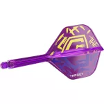 Fluturas si tija darts Target K-Flex Luke Littler World Champion, fluturas tip no2 si tija medie