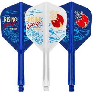 Fluturas si tija darts Target Japan K-Flex Rising Sun, No6, fluturas si tija lunga