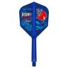 Fluturas si tija darts Target Japan K-Flex Rising Sun, No6, fluturas si tija lunga