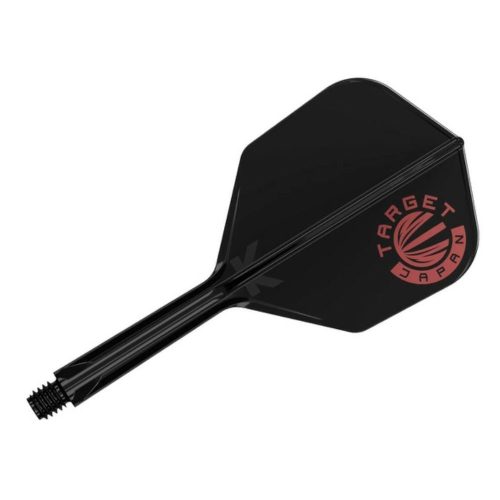 Fluturas si tija darts, Target Japan K-Flex, negru, fluturas No2 si tija medie