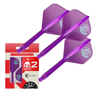   Fluturas si tija darts Traget Japan K-Flex mov, No2 fluturas si tija lunga