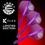 Fluturas si tija darts Traget Japan K-Flex mov, No2 fluturas si tija lunga