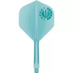 Fluturas si tija darts Target Japan K-Flex Aquamarine albastru, fluturas No2 si tija medie