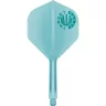   Fluturas si tija darts Target Japan K-Flex Aquamarine albastru, fluturas No2 si tija medie
