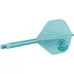 Fluturas si tija darts Target Japan K-Flex Aquamarine albastru, fluturas No2 si tija lunga