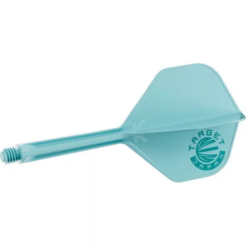 Fluturas si tija darts Target Japan K-Flex Aquamarine albastru, fluturas No2 si tija lunga