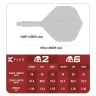 Fluturas si tija darts Target Japan K-Flex Blue, fluturas No2 si tija medie