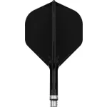 Fluturas si tija darts Target K-Shift negru, fluturas No2 rotativ si tija scurta