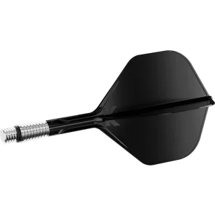   Fluturas si tija darts Target K-Shift negru,  fluturas No2 rotativ si tija medie