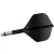 Fluturas si tija darts Target K-Shift negru,  fluturas No2 rotativ si tija medie
