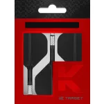 Fluturas si tija darts Target K-Shift negru,  fluturas No2 rotativ si tija medie