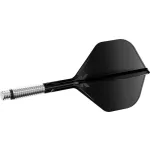 Fluturas si tija darts Target K-Shift negru, fluturas No2 rotativ si tija lunga