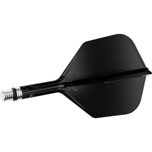 Fluturas si tija darts Target K-Shift negru, fluturas No6 rotativ si tija scurta
