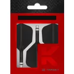 Fluturas si tija darts Target K-Shift negru, fluturas No6 rotativ si tija scurta