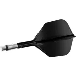 Fluturas si tija darts Target K-Shift negru, fluturas No6 rotativ si tija medie
