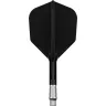   Fluturas si tija darts Target K-Shift negru, fluturas No6 rotativ si tija medie