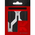 Fluturas si tija darts Target K-Shift negru, fluturas No6 rotativ si tija medie