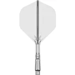 Fluturas si tija darts Target K-Shift transparent, fluturas No2 rotativ si tija medie