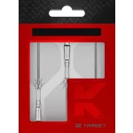 Fluturas si tija darts Target K-Shift transparent, fluturas No2 rotativ si tija medie