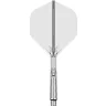   Fluturas si tija darts Target K-Shift transparent, fluturas No2 rotativ si tija lunga