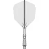   Fluturas si tija darts Target K-Shift transparent, fluturas rotativ No6 si tija medie