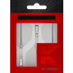 Fluturas si tija darts Target K-Shift transparent, fluturas rotativ No6 si tija medie