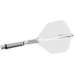 Fluturas si tija darts Target K-Shift transparent, No6 rotativ si tija lunga