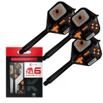 Fluturas si tija darts Target K-Flex Game Over, fluturas No6 si tija lunga