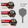   Fluturas si tija darts target K-Flex game Over, fluturas No2 si tija medie