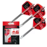 Fluturas si tija darts Target K-Flex Press Start, fluturas No6 si tija lunga