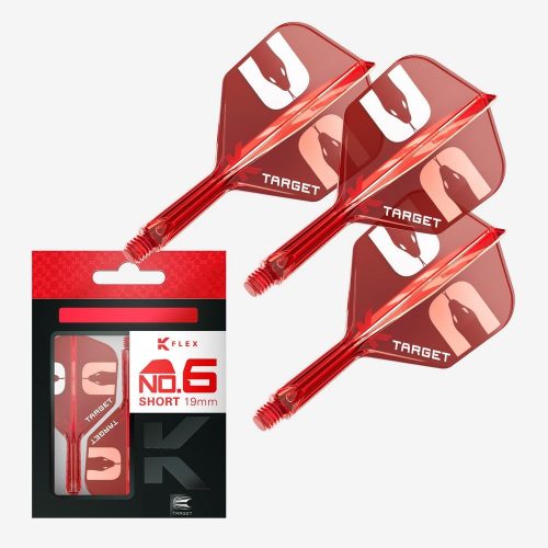 Fluturas si tija darts K-Flex Nathan Aspinall ASP, No6 si tija scurta