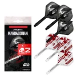 Flututas si tija darts STAR WARS TARGET K-Flex Mandalorian multi-pack, fluturas No2 si tija medie