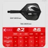   Flututas si tija darts STAR WARS TARGET K-Flex Mandalorian multi-pack, fluturas No6 si tija scurta