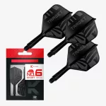 Fluturas si tija K-Flex Flight Black, fluturas No6 si tija scurta