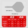   Fluturas si tija darts Target K-Flex Flight Black, fluturas No2 si tija lunga