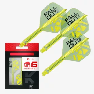   Fluturas si tija darts Target K-Flex Luke Littler Fallout, fluturas No6 si tija medie
