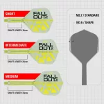 Fluturas si tija darts Target K-Flex Luke Littler Fallout, fluturas No6 si tija medie