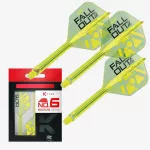 Fluturas si tija darts Target K-Flex Luke Littler Fallout, fluturas No6 si tija lunga