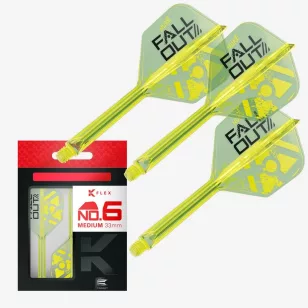   Fluturas si tija darts Target K-Flex Luke Littler Fallout, fluturas No6 si tija lunga