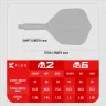   Fluturas si tija darts Target K-Flex Luke Littler Fallout, fluturas No6 si tija lunga