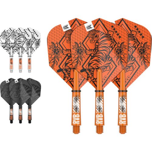 Tije si fluturasi Target Raymond van Barneveld INK, tije scurte