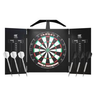 Pachet/set complet de darts ARC TARGET, tinta, cabinet, iluminator, 2 seturi sageti