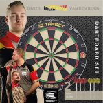 Tinta darts Target Dimitri van den Bergh cu doua seturi de sageti si linie de aruncare