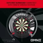 protectie perete darts Target, negru 2026