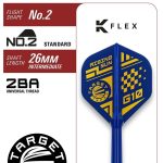 Set sageti darts steel TARGET JAPAN SP Rising Sun G10 23g, 95% wolfram