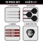 Set sageti darts steel Target Japan SP Black Marque Spinel, 23g 90% wolfram