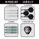Set sageti darts steel Target Japan SP Black Marque Pierce, 22g 90% wolfram