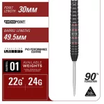 Set sageti darts steel target Japan Kosuzu Iwao Diamond G4 24g, 90% wolfram
