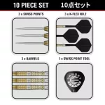 Set sageti darts steel Target Japan SP Black Marque Enzo, 22g 90% wolfram